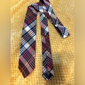 Polo Ralph Lauren 100% cotton plaid tie
